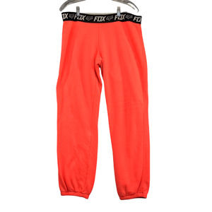 Fox Head Men's Pull-On Jogger Sweatpants Pink Large Athleisure